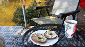 quiet reflection on the dock